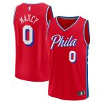 youth philadelphia 76ers tyrese maxey fanatics red fast break player jersey – statement edition – Genuine NBA Hats & Jerseys for Fans