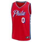 youth philadelphia 76ers tyrese maxey fanatics red fast break player jersey – statement edition – Genuine NBA Hats & Jerseys for Fans