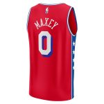youth philadelphia 76ers tyrese maxey fanatics red fast break player jersey – statement edition – Genuine NBA Hats & Jerseys for Fans