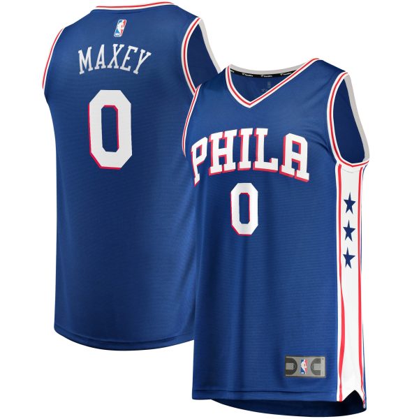 youth philadelphia 76ers tyrese maxey fanatics royal 202021 fast break replica jersey – icon edition – Genuine NBA Hats & Jerseys for Fans