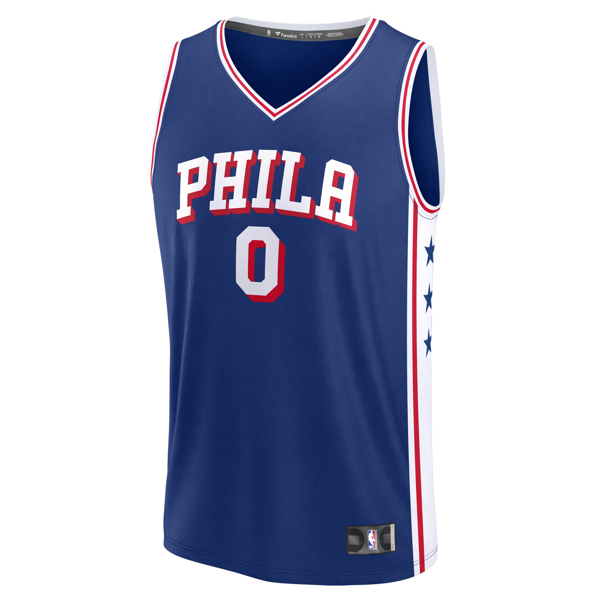 youth philadelphia 76ers tyrese maxey fanatics royal fast break replica player jersey – icon edition – Genuine NBA Hats & Jerseys for Fans