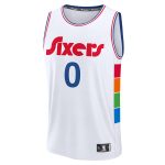 youth philadelphia 76ers tyrese maxey fanatics white 202425 fast break player jersey – city edition – Genuine NBA Hats & Jerseys for Fans