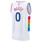 youth philadelphia 76ers tyrese maxey fanatics white 202425 fast break player jersey – city edition – Genuine NBA Hats & Jerseys for Fans
