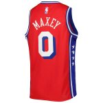 youth philadelphia 76ers tyrese maxey jordan brand red swingman jersey – statement edition – Genuine NBA Hats & Jerseys for Fans