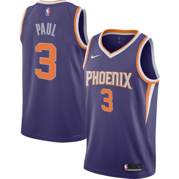 youth phoenix suns chris paul nike purple swingman jersey – icon edition – Genuine NBA Hats & Jerseys for Fans