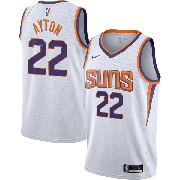 youth phoenix suns deandre ayton nike white swingman jersey – association edition – Genuine NBA Hats & Jerseys for Fans