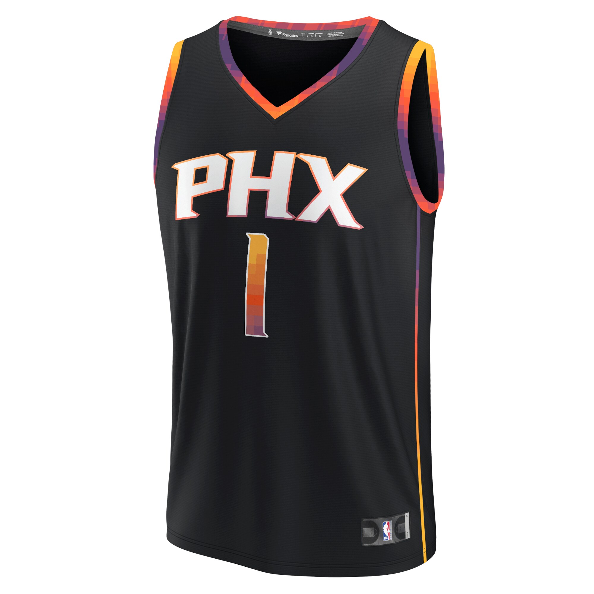 youth phoenix suns devin booker fanatics black fast break player jersey – statement edition – Genuine NBA Hats & Jerseys for Fans