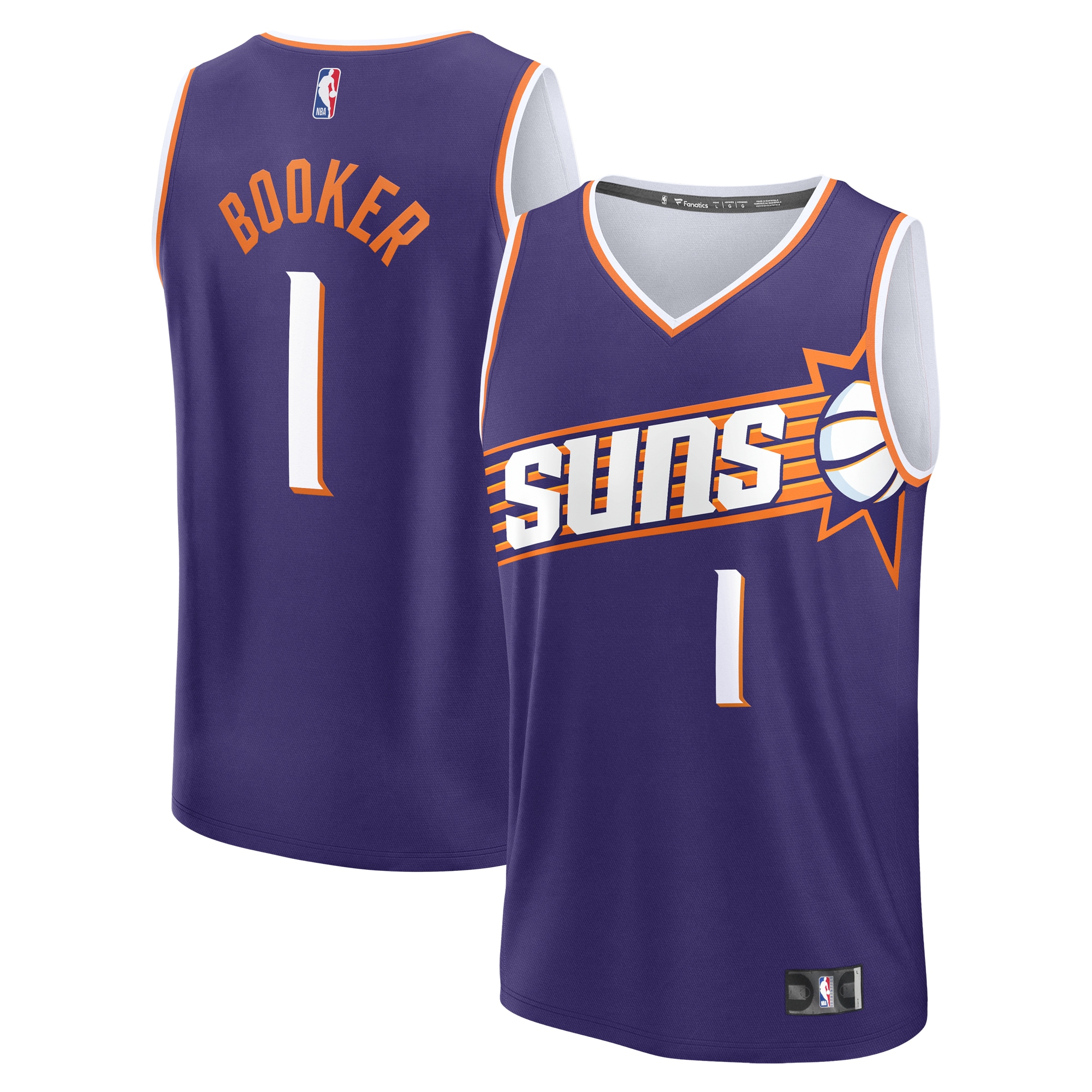 youth phoenix suns devin booker fanatics purple fast break replica player jersey – icon edition – Genuine NBA Hats & Jerseys for Fans
