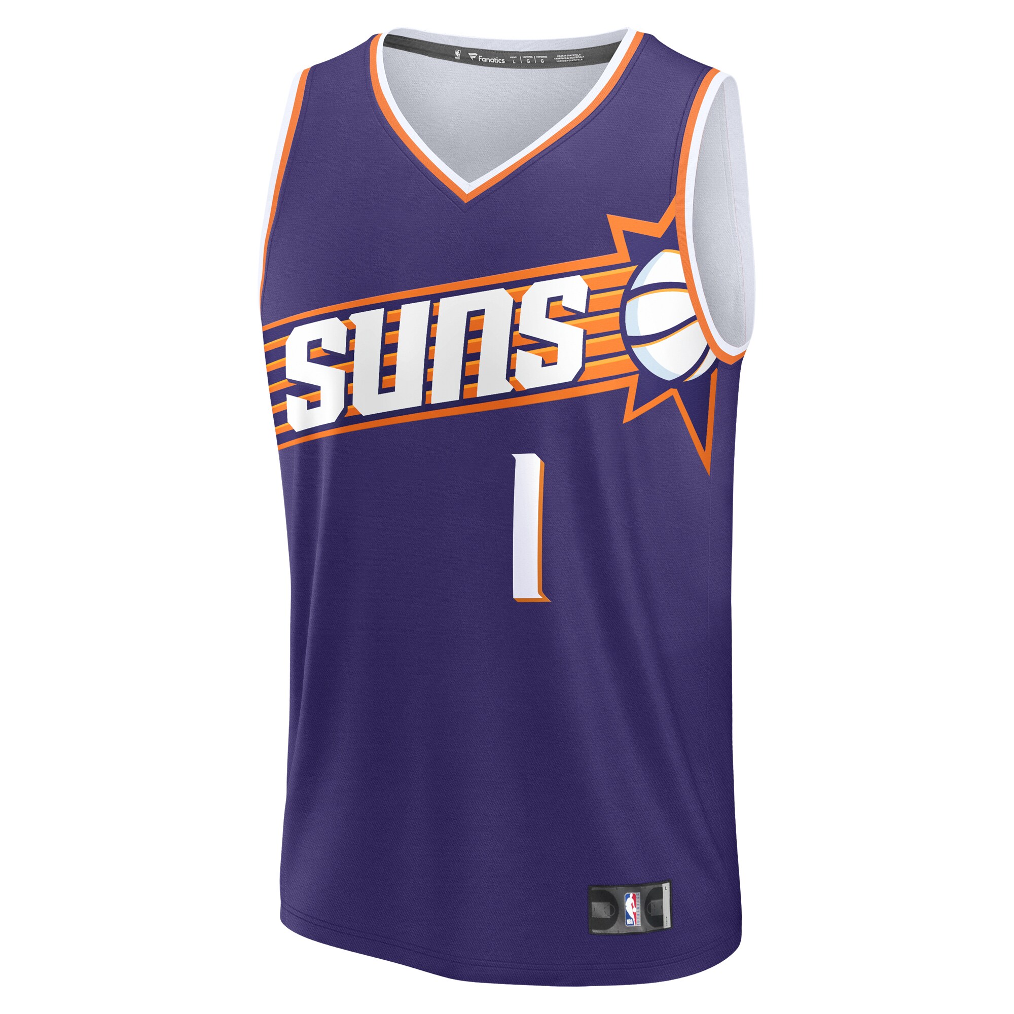youth phoenix suns devin booker fanatics purple fast break replica player jersey – icon edition – Genuine NBA Hats & Jerseys for Fans
