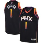 youth phoenix suns devin booker jordan brand black swingman jersey – statement edition – Genuine NBA Hats & Jerseys for Fans