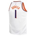 youth phoenix suns devin booker nike white swingman jersey – association edition – Genuine NBA Hats & Jerseys for Fans