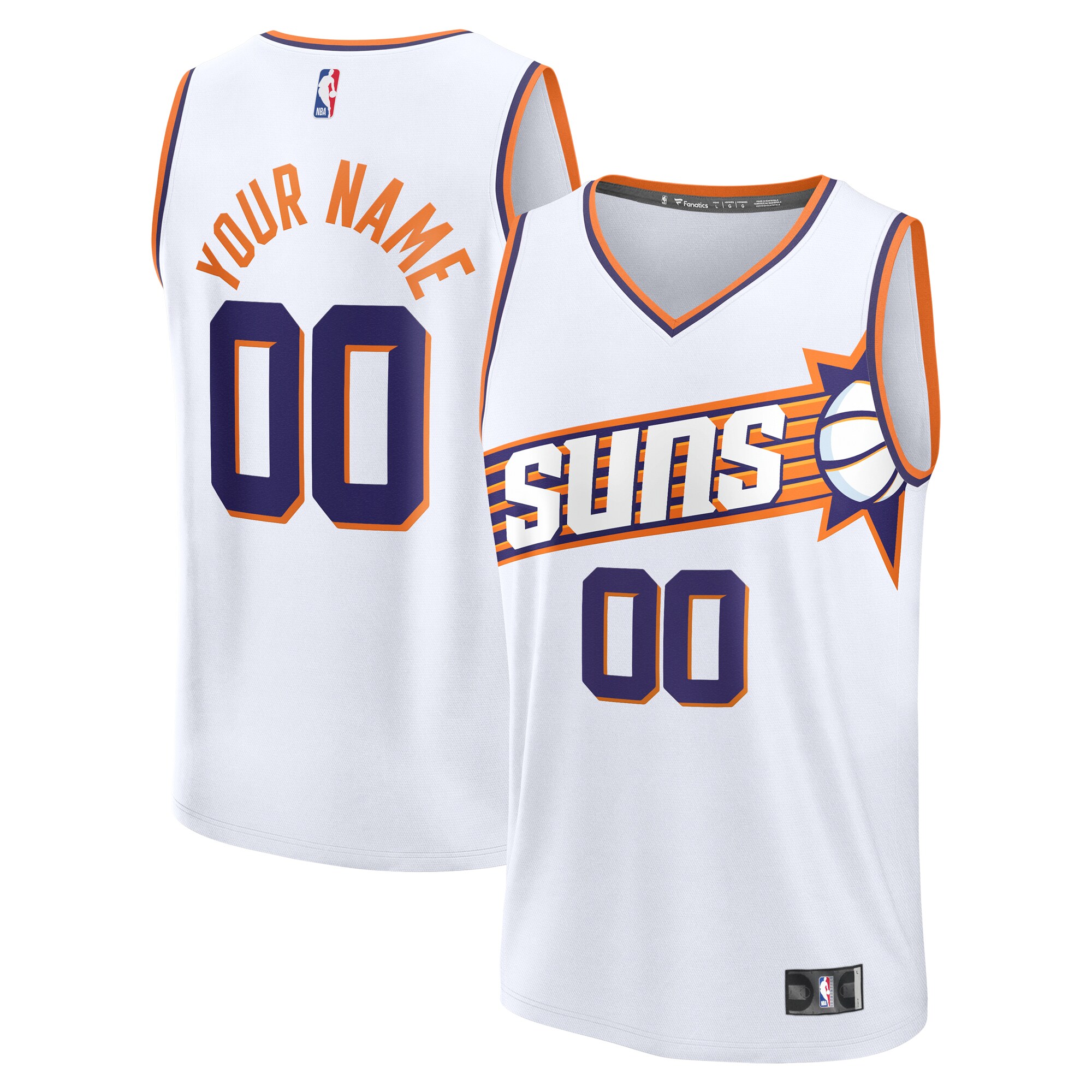 youth phoenix suns fanatics white custom fast break jersey – association edition – Genuine NBA Hats & Jerseys for Fans youth phoenix suns fanatics white custom fast break jersey – association edition – Genuine NBA Hats & Jerseys for Fans