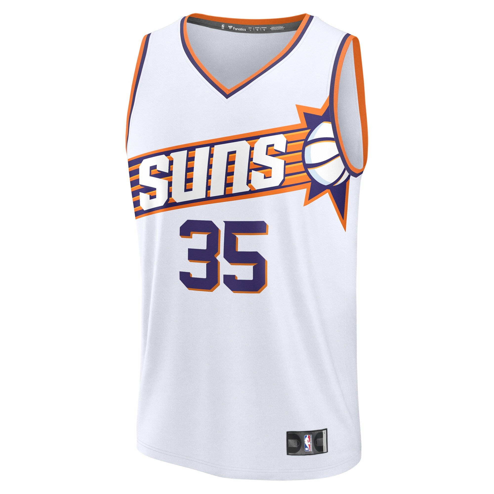 youth phoenix suns kevin durant fanatics white fast break replica player jersey – association edition – Genuine NBA Hats & Jerseys for Fans