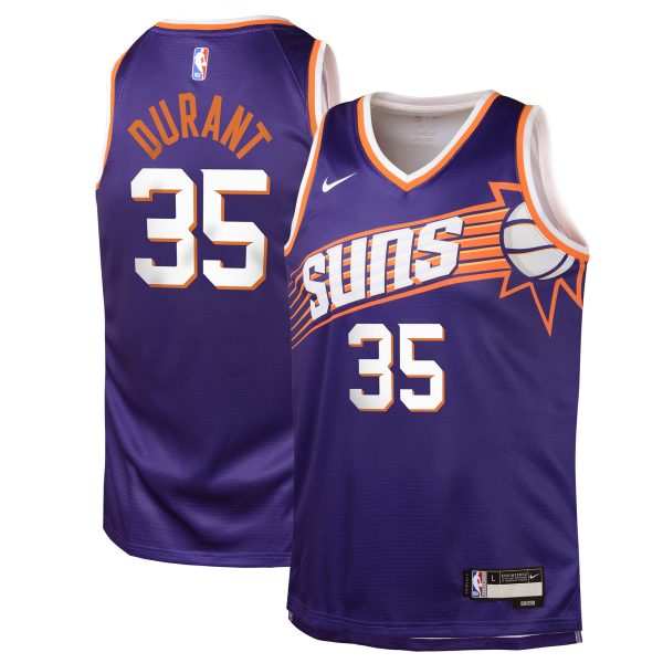 youth phoenix suns kevin durant nike purple swingman jersey – icon – Genuine NBA Hats & Jerseys for Fans