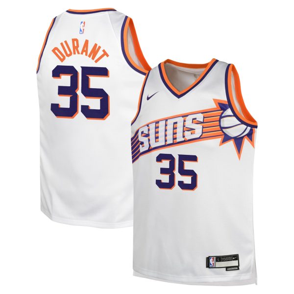 youth phoenix suns kevin durant nike white swingman jersey – association edition – Genuine NBA Hats & Jerseys for Fans
