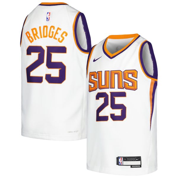 youth phoenix suns mikal bridges nike white swingman jersey – association edition – Genuine NBA Hats & Jerseys for Fans