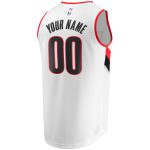 youth portland trail blazers fanatics white fast break replica custom jersey – association edition – Genuine NBA Hats & Jerseys for Fans