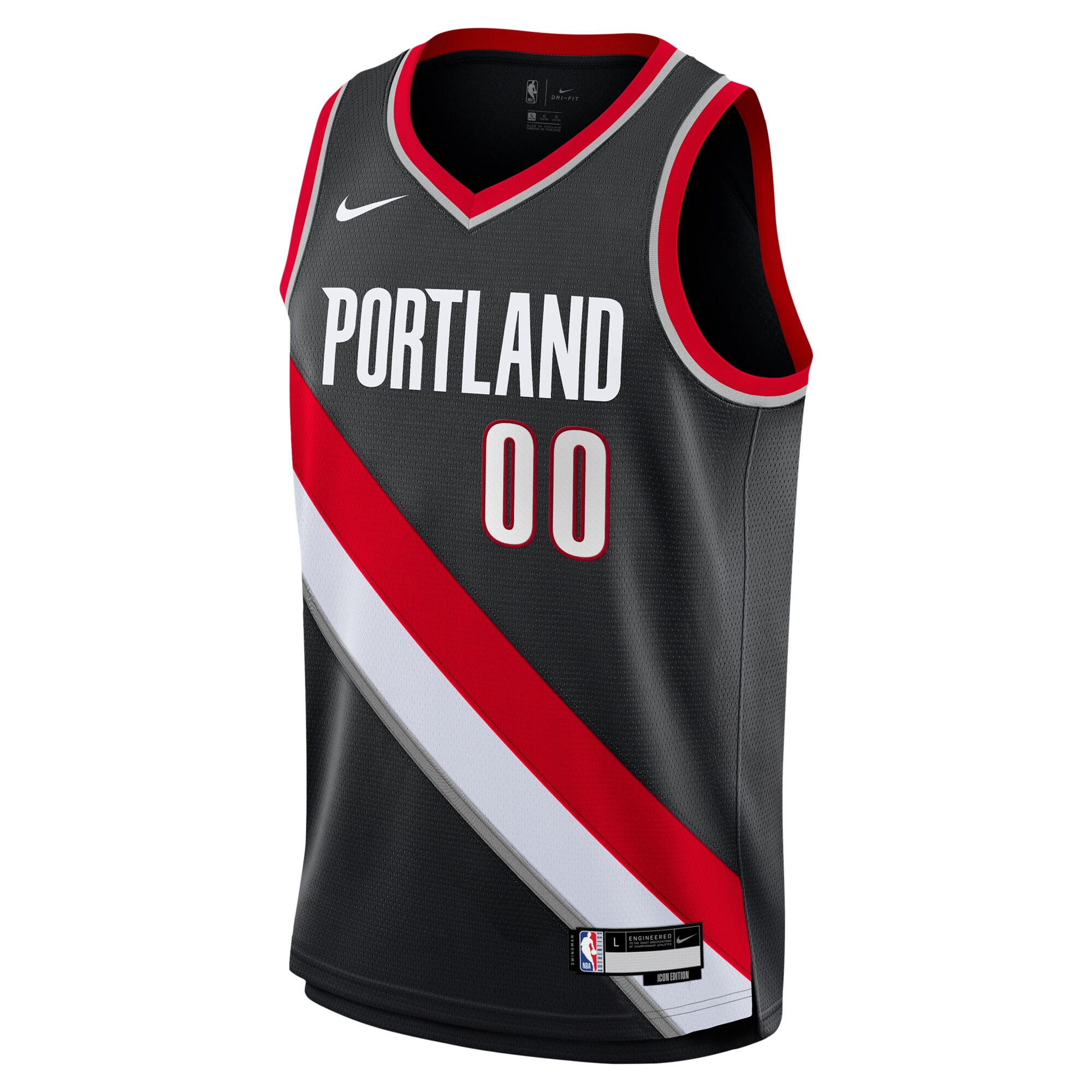youth portland trail blazers scoot henderson nike black swingman jersey – icon edition – Genuine NBA Hats & Jerseys for Fans