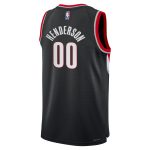 youth portland trail blazers scoot henderson nike black swingman jersey – icon edition – Genuine NBA Hats & Jerseys for Fans