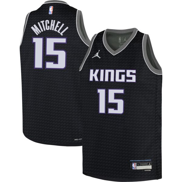 youth sacramento kings davion mitchell jordan brand black swingman jersey – statement edition – Genuine NBA Hats & Jerseys for Fans