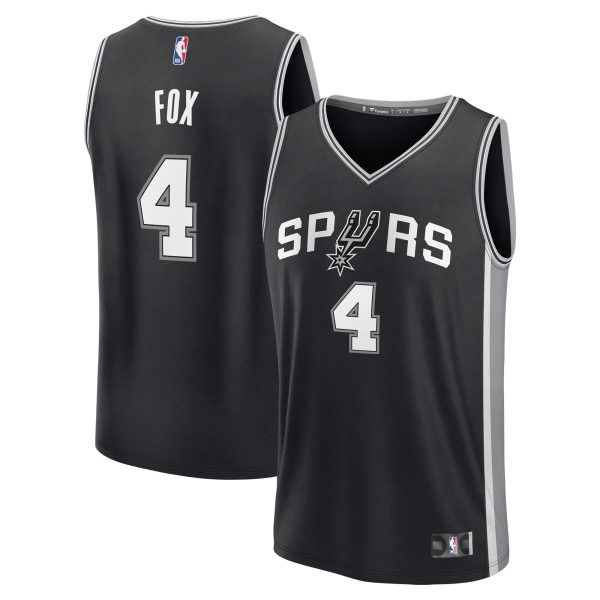 youth san antonio spurs de8217aaron fox fanatics black fast break replica player jersey – icon edition – Genuine NBA Hats & Jerseys for Fans