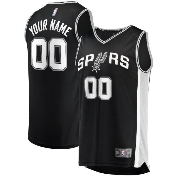 youth san antonio spurs fanatics black fast break custom replica jersey – icon edition – Genuine NBA Hats & Jerseys for Fans