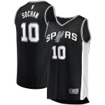 youth san antonio spurs jeremy sochan fanatics black 2022 nba draft first round pick fast break replica jersey – icon edition – Genuine NBA Hats & Jerseys for Fans