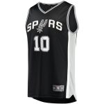 youth san antonio spurs jeremy sochan fanatics black 2022 nba draft first round pick fast break replica jersey – icon edition – Genuine NBA Hats & Jerseys for Fans