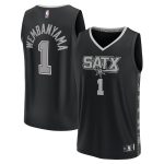 youth san antonio spurs victor wembanyama fanatics black fast break player jersey – statement edition – Genuine NBA Hats & Jerseys for Fans