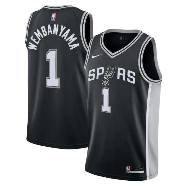 youth san antonio spurs victor wembanyama nike black swingman jersey – icon edition – Genuine NBA Hats & Jerseys for Fans