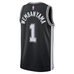youth san antonio spurs victor wembanyama nike black swingman jersey – icon edition – Genuine NBA Hats & Jerseys for Fans