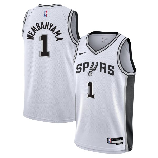 youth san antonio spurs victor wembanyama nike white swingman jersey – association edition – Genuine NBA Hats & Jerseys for Fans