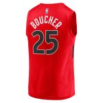 youth toronto raptors chris boucher fanatics red fast break replica jersey – icon edition – Genuine NBA Hats & Jerseys for Fans