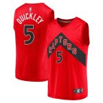 youth toronto raptors immanuel quickley fanatics red fast break player jersey – icon edition – Genuine NBA Hats & Jerseys for Fans