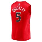 youth toronto raptors immanuel quickley fanatics red fast break player jersey – icon edition – Genuine NBA Hats & Jerseys for Fans