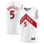 youth toronto raptors immanuel quickley fanatics white fast break player jersey – association edition – Genuine NBA Hats & Jerseys for Fans