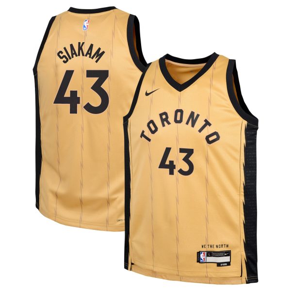 youth toronto raptors pascal siakam nike gold swingman replica jersey – city edition – Genuine NBA Hats & Jerseys for Fans