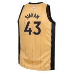 youth toronto raptors pascal siakam nike gold swingman replica jersey – city edition – Genuine NBA Hats & Jerseys for Fans
