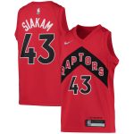 youth toronto raptors pascal siakam nike red 202122 diamond swingman jersey – icon edition – Genuine NBA Hats & Jerseys for Fans