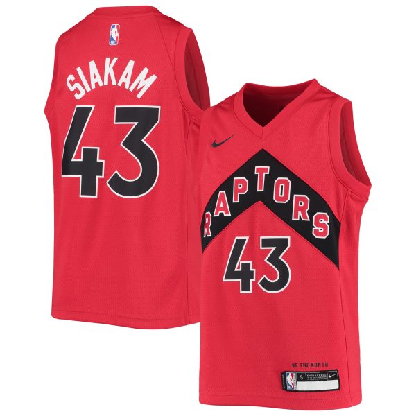 youth toronto raptors pascal siakam nike red swingman jersey – icon edition – Genuine NBA Hats & Jerseys for Fans