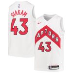 youth toronto raptors pascal siakam nike white swingman jersey – association edition – Genuine NBA Hats & Jerseys for Fans