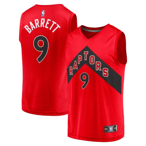 youth toronto raptors rj barrett fanatics red fast break player jersey – icon edition – Genuine NBA Hats & Jerseys for Fans