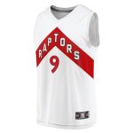 youth toronto raptors rj barrett fanatics white fast break player jersey – association edition – Genuine NBA Hats & Jerseys for Fans