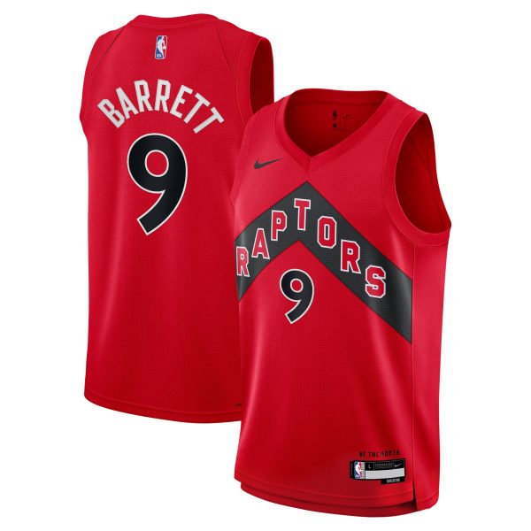 youth toronto raptors rj barrett nike red swingman jersey – icon edition – Genuine NBA Hats & Jerseys for Fans