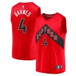 youth toronto raptors scottie barnes fanatics red fast break replica jersey – icon edition – Genuine NBA Hats & Jerseys for Fans