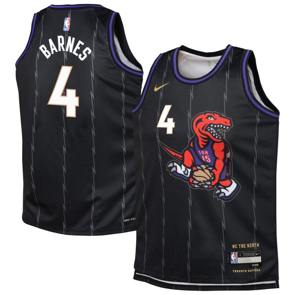 youth toronto raptors scottie barnes nike black 202425 swingman player jersey – city edition – Genuine NBA Hats & Jerseys for Fans