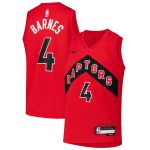youth toronto raptors scottie barnes nike red swingman jersey – icon edition – Genuine NBA Hats & Jerseys for Fans