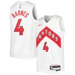 youth toronto raptors scottie barnes nike white swingman jersey – association edition – Genuine NBA Hats & Jerseys for Fans