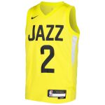 youth utah jazz collin sexton nike yellow swingman jersey – icon edition – Genuine NBA Hats & Jerseys for Fans