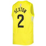 youth utah jazz collin sexton nike yellow swingman jersey – icon edition – Genuine NBA Hats & Jerseys for Fans